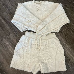 Urban Outfitters Sherpa Set